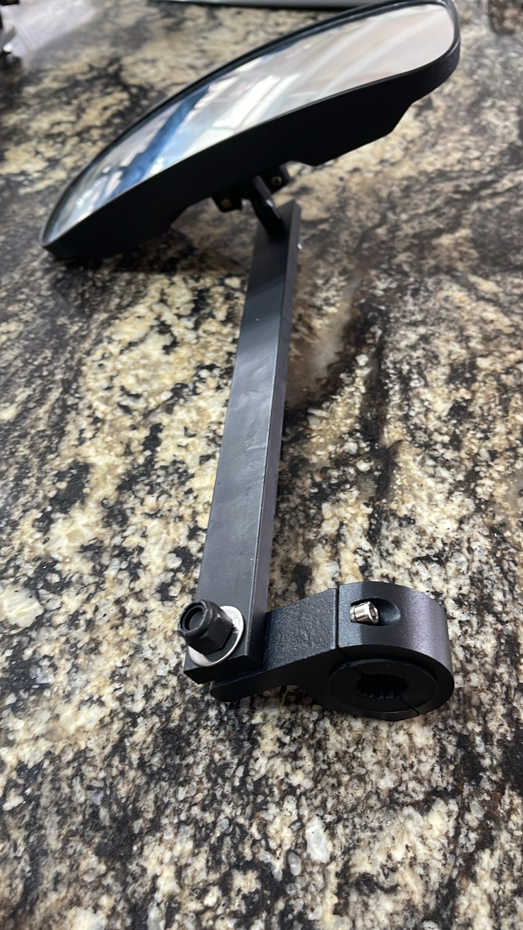 Pontoon Boat 12″ Round Bimini Pole Mount Rearview Mirror Pontoon Boat