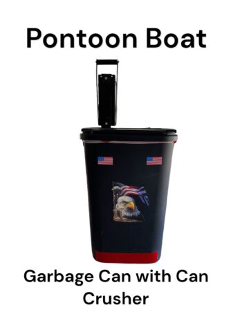 Pontoon Boat Garbage Can with Can Crusher Solutions
