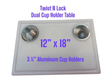 Twist N Lock® Dual Cup Holder Table