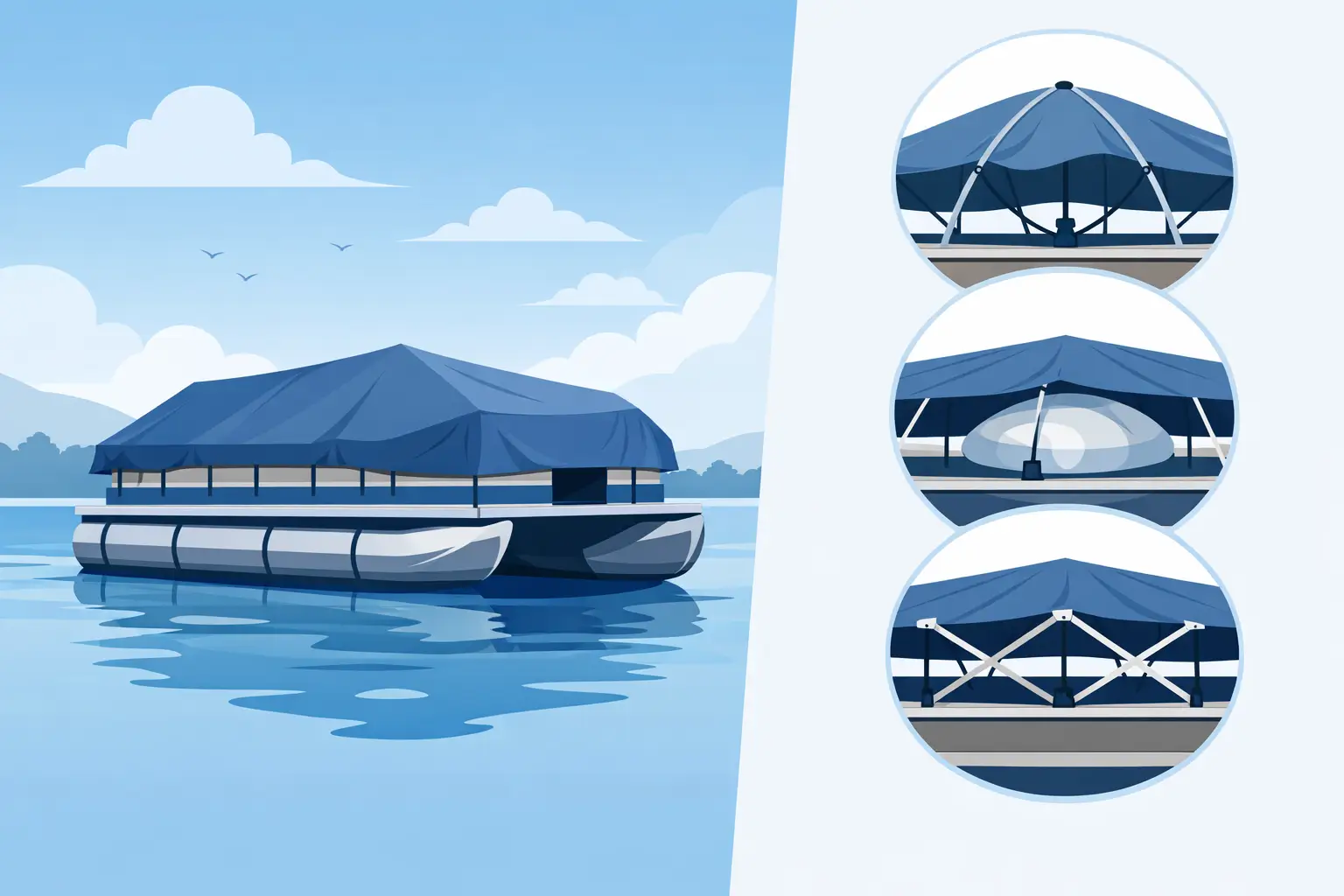 Best Pontoon Cover Support Poles Alternative