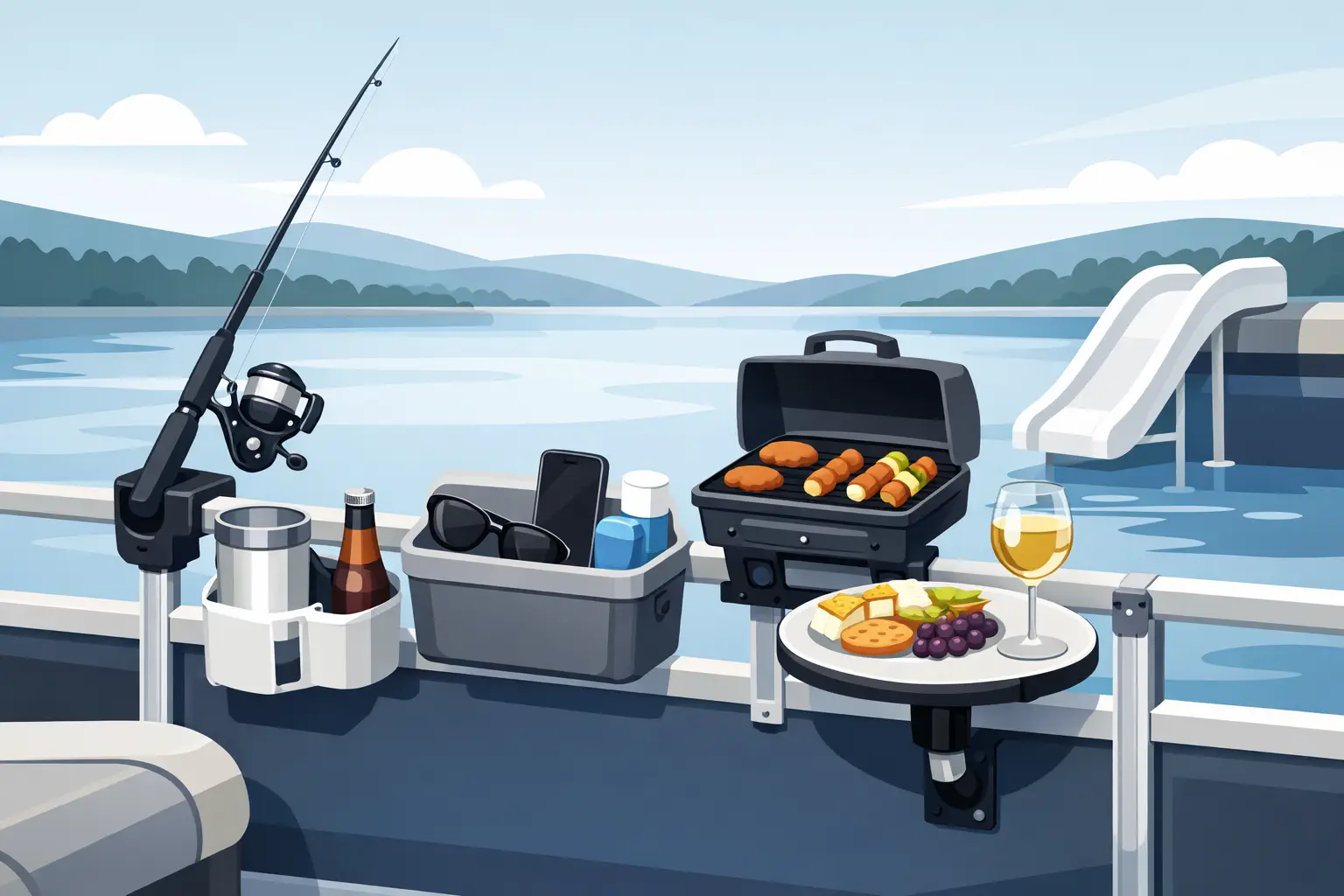 accessories needed for pintoon fishing Pontoon Boat Kit includes (2) additional independent inflatable air chambers for added safety Classic Accessories Pontoon Fishing Boat